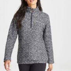 NWT Spyder Black and White Speckled Pullover Sweater Women Size CXL